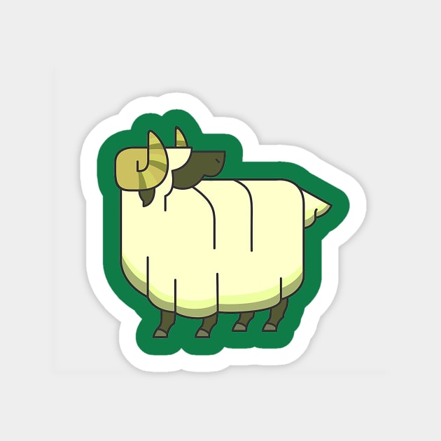 Sheep cartoon Sticker by obmik